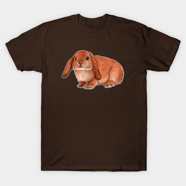 Red rabbit ram T-Shirt by Savousepate